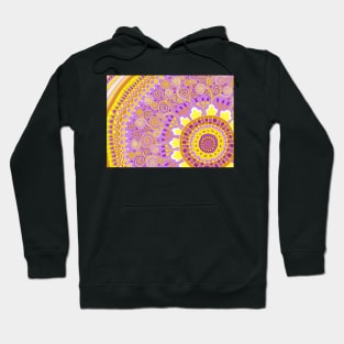 Lavender, Purple, Pink, Orange, and Yellow Easter Mandala Hoodie